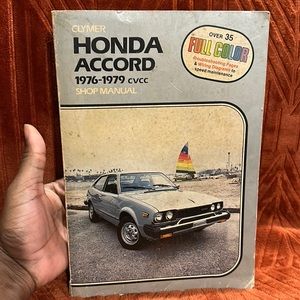 Clymer Honda Accord 1969- 1979 CVCC Shop Manual
